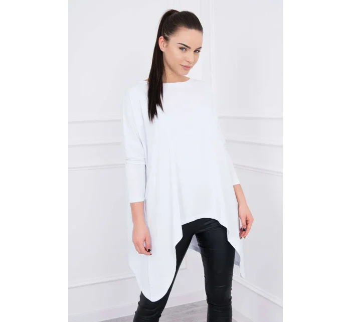 Oversize halenka bílá