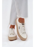 Dámské Tenisky S Pletením model 21694029 Bílé - Lee Cooper Dámské Tenisky S Pletením model 21694029 Bílé - Lee Cooper