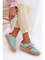 Dámské kožené semišové tenisky model 22101263 - S.Barski