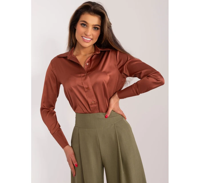 Koszula LK KS model 21381331 brązowy - FPrice