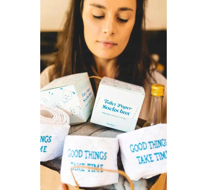 Duhové Ponožky Toaletní papír 2 Párů Duhové Ponožky Toaletní papír 2 Párů