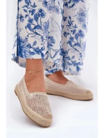 Dámské espadrilly na platformě Vinceza – béžové Dámské espadrilly na platformě Vinceza – béžové
