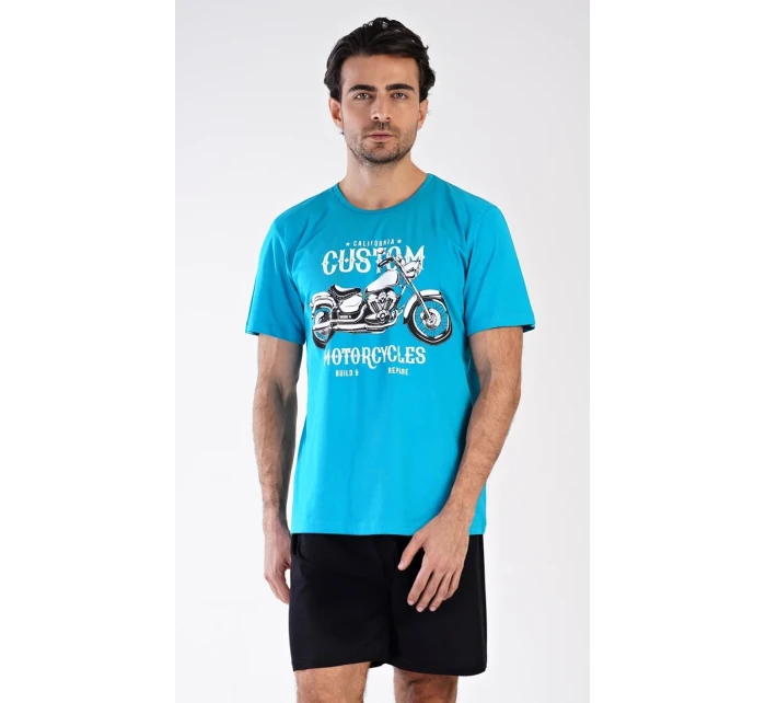 Pánské pyžamo šortky Motocykl