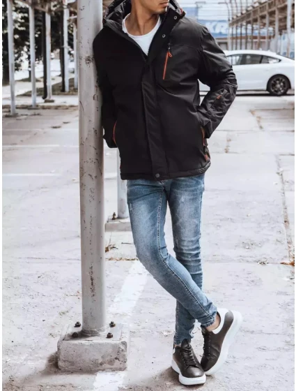 Pánská zimní bunda černá FashionStreet TX4239
