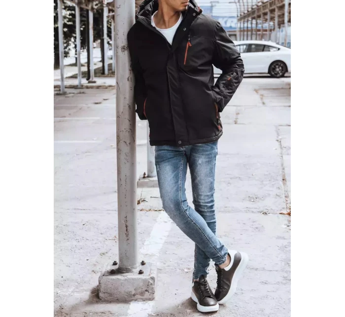 Pánská zimní bunda černá FashionStreet TX4239