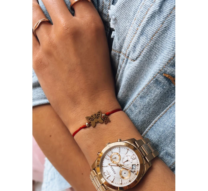 Náramek HEARTBEAT červený FashionStreet LY0074