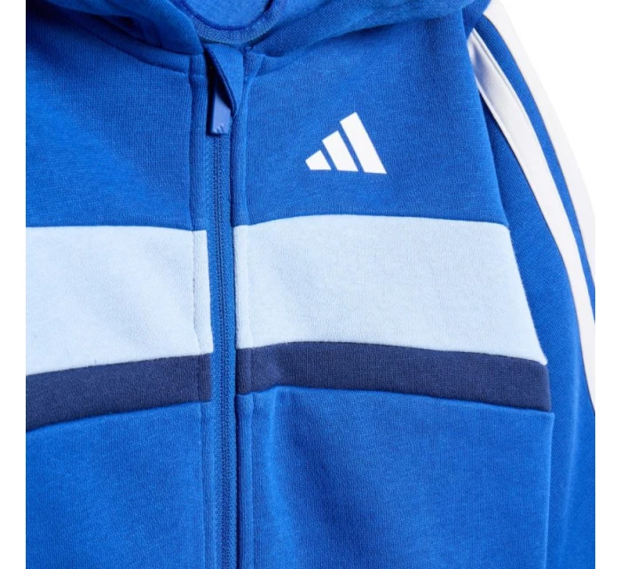 Dětská tepláková souprava Essentials 3 Stripes Fleece modrá model 21814305 - ADIDAS Dětská tepláková souprava Essentials 3 Stripes Fleece modrá model 21814305 - ADIDAS