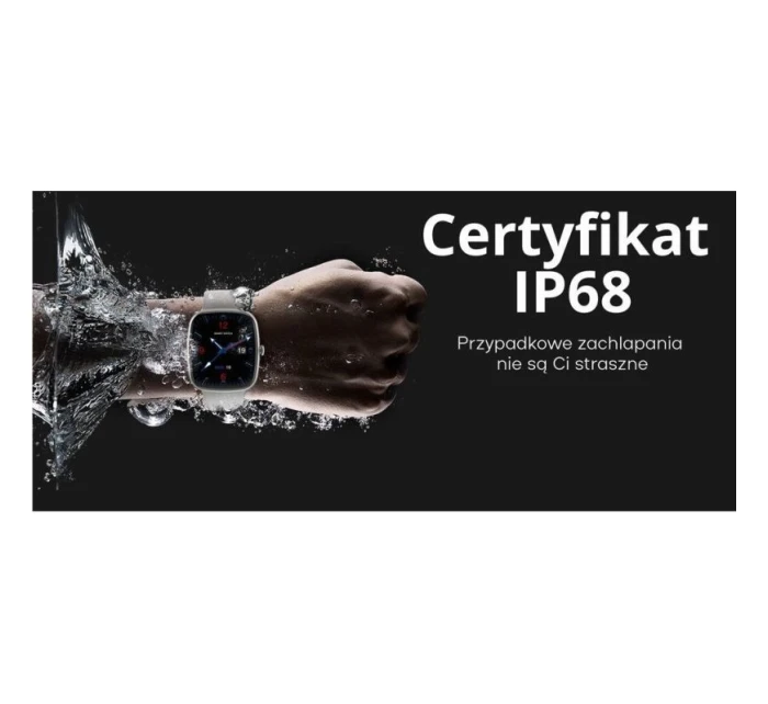 Dámské chytré hodinky  béžový silikonový řemínek + bílý řemínek model 21819976 - Gravity