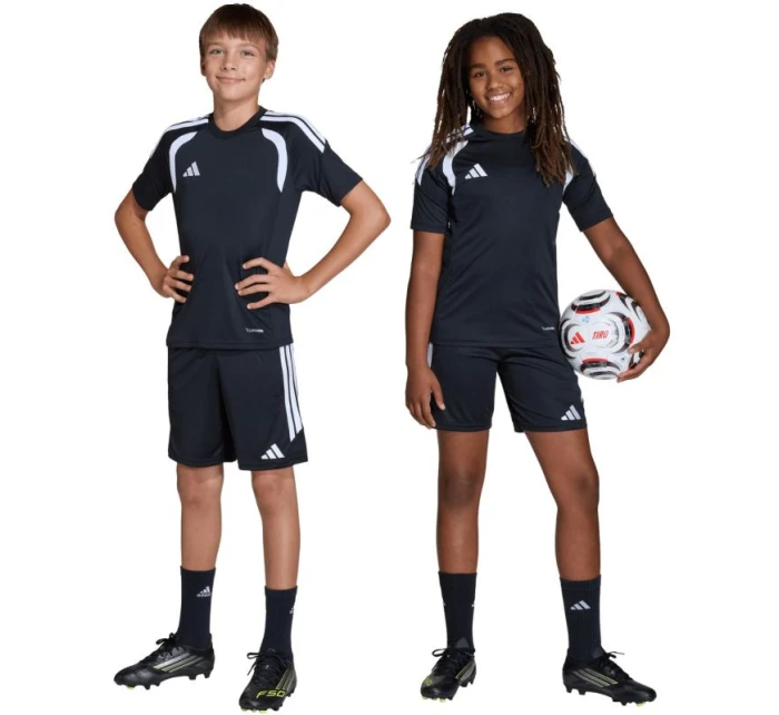 Dětské tréninkové šortky adidas Tiro 26 League černobílé JY7147