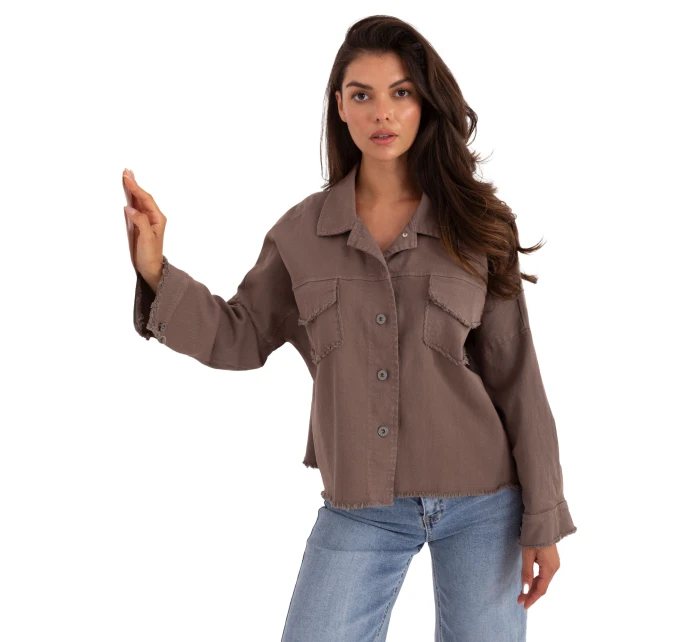 Koszula IT KS model 21302341 ciemny bezowy - FPrice