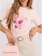 T shirt RV TS model 22296865 jasny różowy - FPrice T shirt RV TS model 22296865 jasny różowy - FPrice
