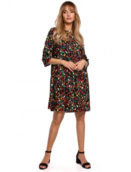 model 18002732 Šaty s nařasenými rukávy model 6 - Moe