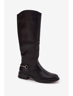 Dámské zateplené kozačky Renaya – černé