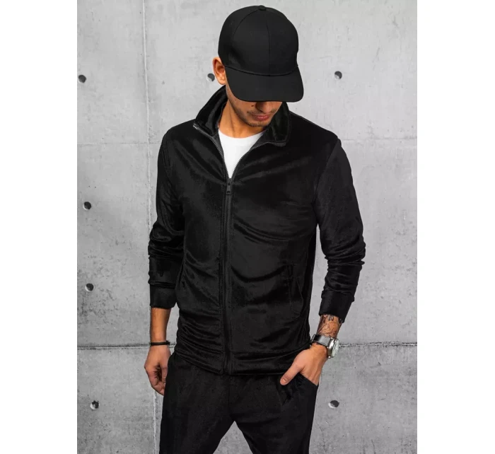 Pánská černá mikina Dstreet BX5538