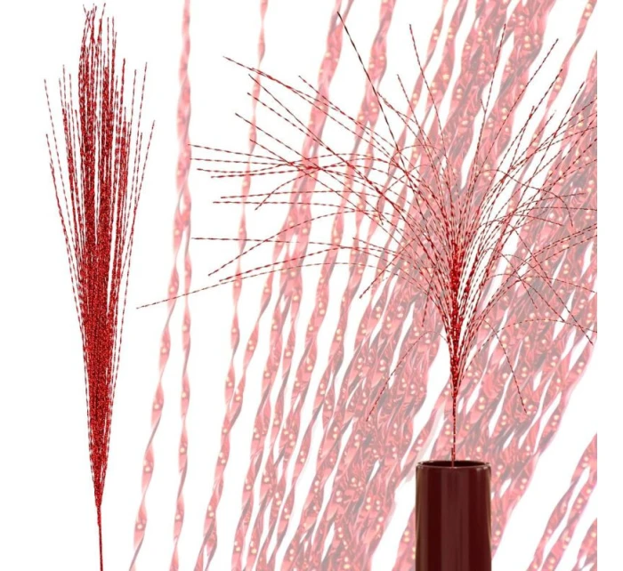 DEKORATIVNÍ VĚTEV 117CM ČERVENÁ