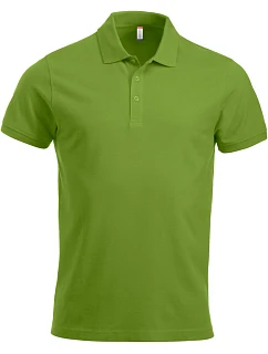 Classic S/S Pánské piqué polo z těžké bavlny light green model 22457123 - Clique