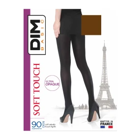 Dim Basic Sublime Touch 90 DEN barva:hnědá