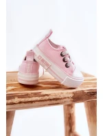 Dětské látkové tenisky BIG STAR KK374052 Růžová Dětské látkové tenisky BIG STAR KK374052 Růžová