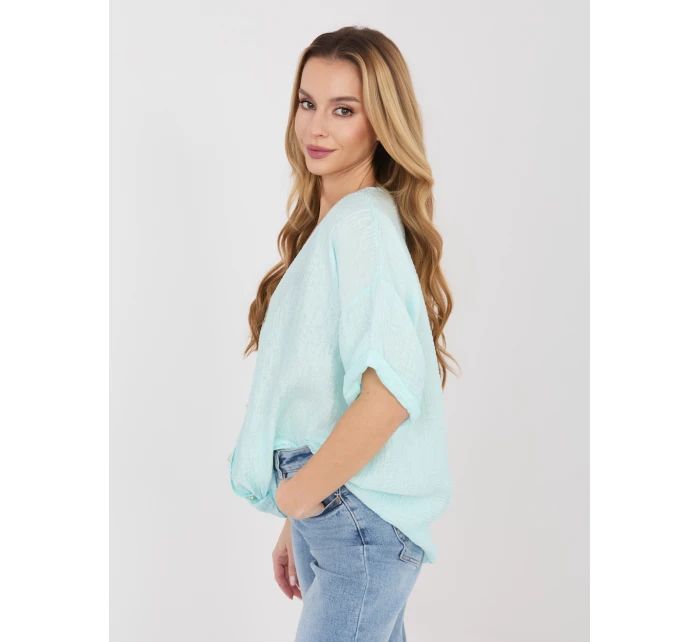 Bluzka IT BZ 81891.49 mietowy