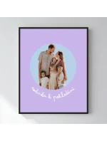 Personalizovaný magický fotoobraz v rámu - 40x50 - výřez fotky na podkladu Personalizovaný magický fotoobraz v rámu - 40x50 - výřez fotky na podkladu