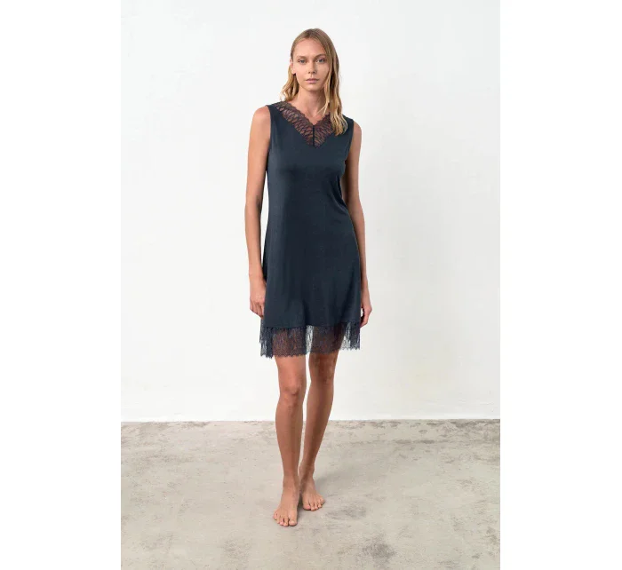 Dámská noční košile Lutecia 18182 tmavě modrá - Vamp