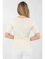 Svetr s krátkým rukávem  model 223991 Factory Price