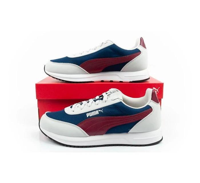 Puma sportovní boty pánské tenisky R78 Lightwind pohodlné módní šedé tmavě modré