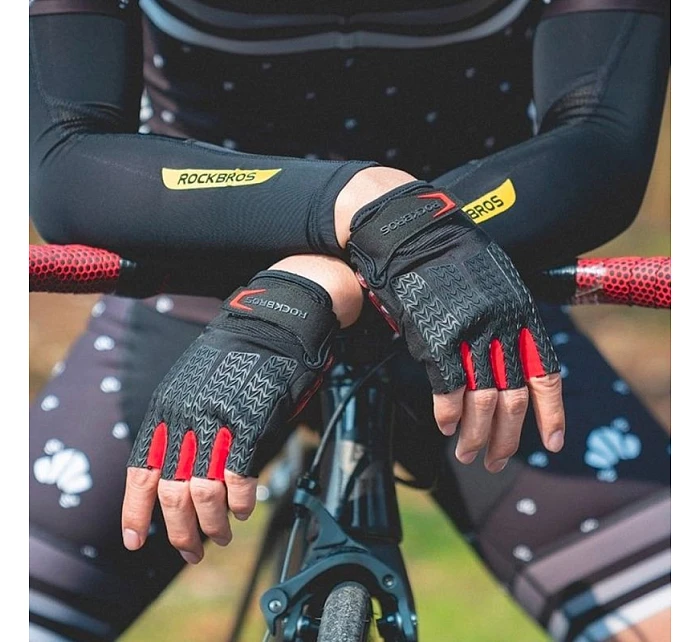 Cyklistické rukavice  XXL s  černočervené model 22083451 - Rockbros