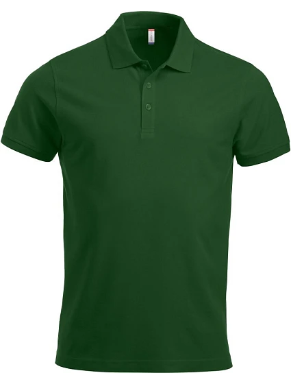 Clique Classic Lincoln S/S Pánské piqué polo z těžké bavlny 67.8244 bottle green Clique Classic Lincoln S/S Pánské piqué polo z těžké bavlny 67.8244 bottle green