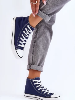 Dámské Klasické Vysoké Boty Modré model 21626533 - Boto