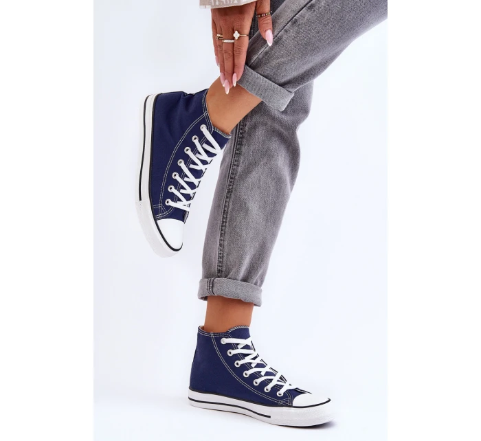 Dámské Klasické Vysoké Boty Modré model 21626533 - Boto Dámské Klasické Vysoké Boty Modré model 21626533 - Boto