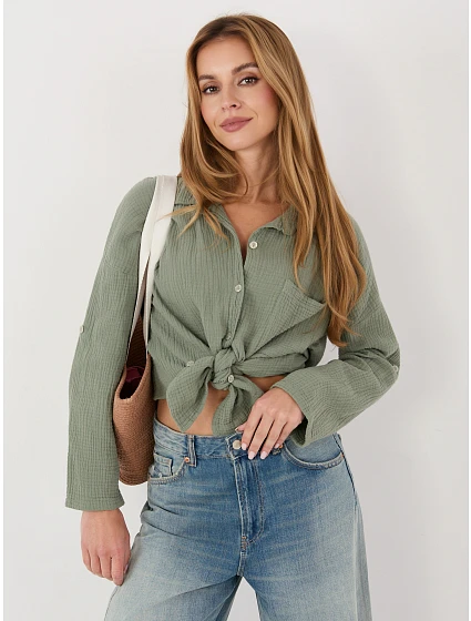 Koszula MI KS model 22102563 khaki - FPrice