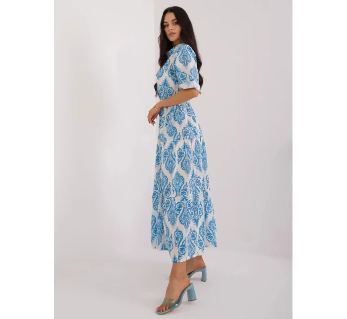 Dámské šaty DHJ SK 19125.10X Bílo-modré - FPrice