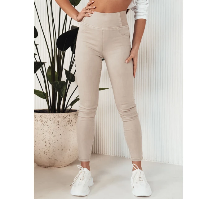 Dámské džínové kalhoty ALTET beige FashionStreet UY1904 Dámské džínové kalhoty ALTET beige FashionStreet UY1904