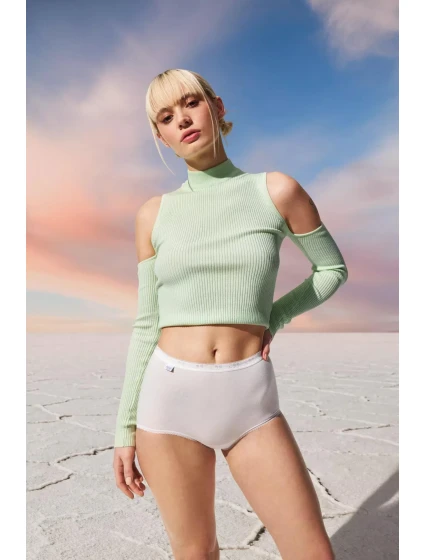 Dámské kalhotky loggi Basic+ Maxi 3P bílé