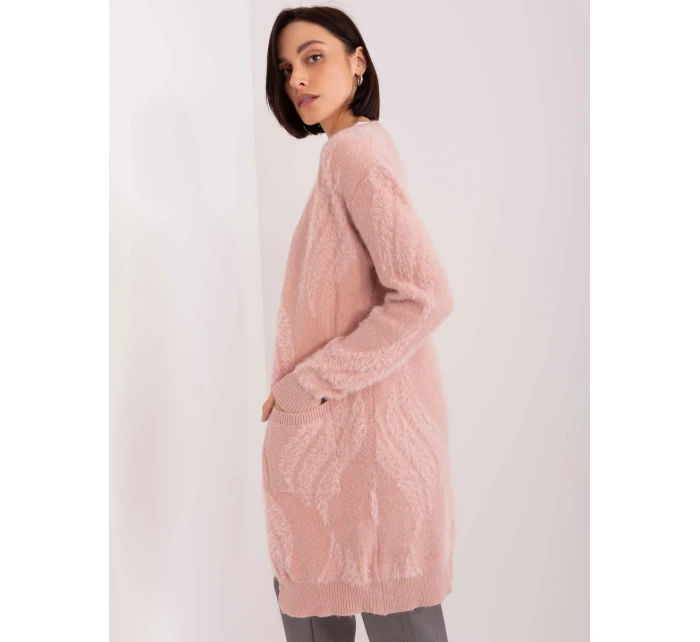 Sweter AT SW model 19040769 jasny różowy - FPrice Sweter AT SW model 19040769 jasny różowy - FPrice