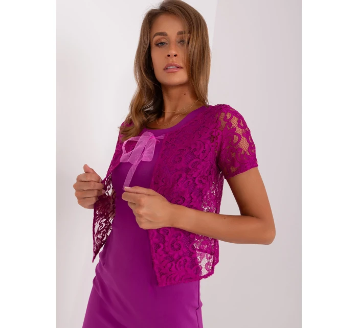 Sukienka LK SK fioletowy model 18856591 - FPrice Sukienka LK SK fioletowy model 18856591 - FPrice