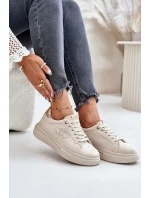Zateplené Dámské Tenisky Big Star Béžové Zateplené Dámské Tenisky Big Star Béžové