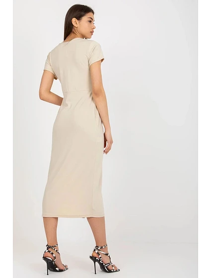 Denní šaty model 18828832 béžové New Collection - FPrice