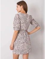 Dámské šaty LK SK model 22020908 Pudr růžová vzor Lakerta - FPrice