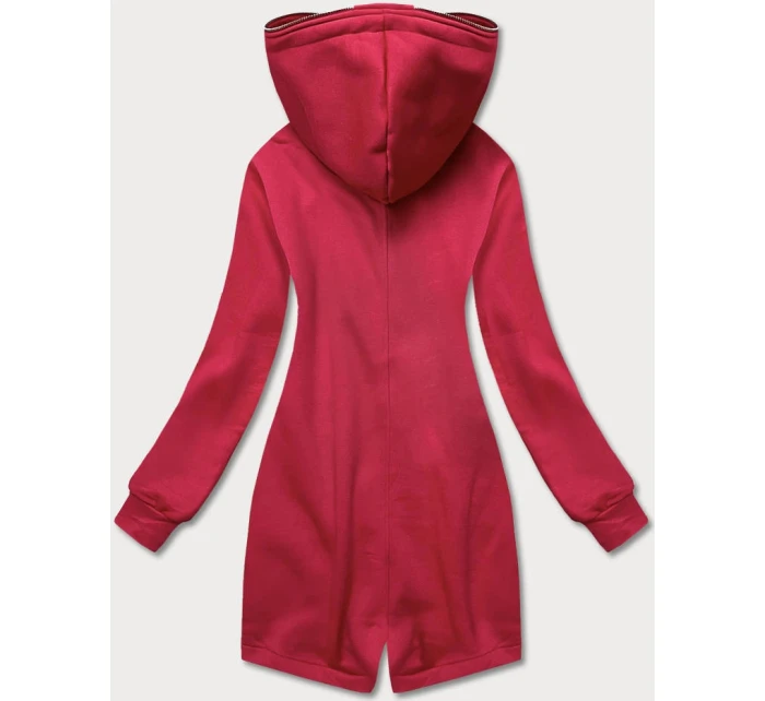Červená vypasovaná dámská mikina model 21292023 - LHD