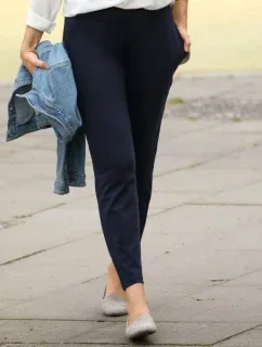 Dámské kalhoty model 18413078 JOGGER PANTS  tmavě modrá - NUR DIE