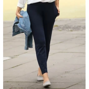 Dámské kalhoty model 18413078 JOGGER PANTS  tmavě modrá - NUR DIE