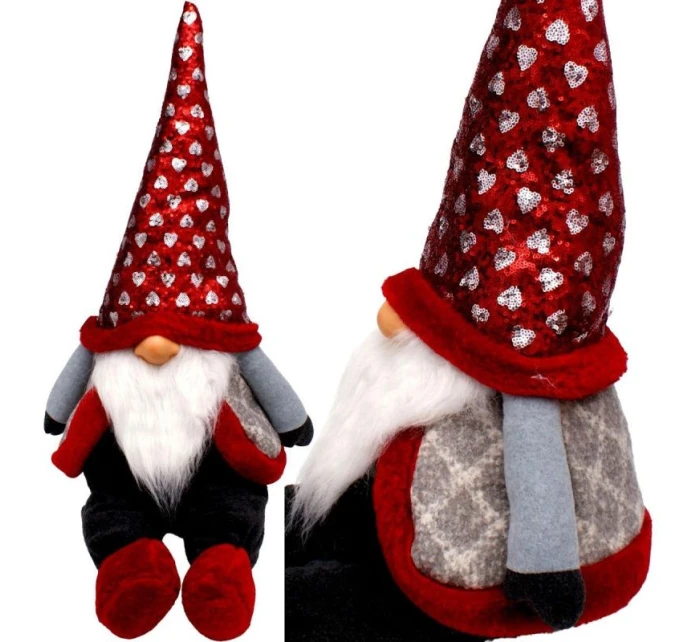 VÁNOČNÍ TRPASLÍK SEDÍCÍ 92CM