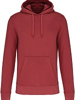 Kariban K 4027 Pánská eco-friendly mikina s kapucí 20.4027 terracotta red