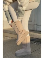 Vysoké Sněhule Na Platformě Big Star model 21679168 Světle Béžové - Big Star Shoes