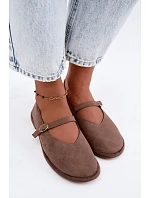 Barefoot baleríny s páskem Taupe Rhoselle Barefoot baleríny s páskem Taupe Rhoselle