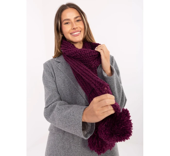 Szalik AT SZ S model 21488755 ciemny fioletowy - FPrice