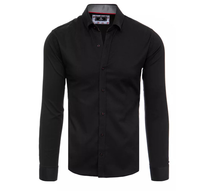 Pánská elegantní černá košile Dstreet DX2328