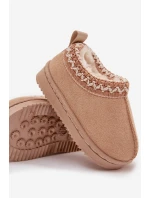 Sněhule Dětské Kotníkové Na Platformě Zateplené Kožešinou Béžové Vilabria Sněhule Dětské Kotníkové Na Platformě Zateplené Kožešinou Béžové Vilabria